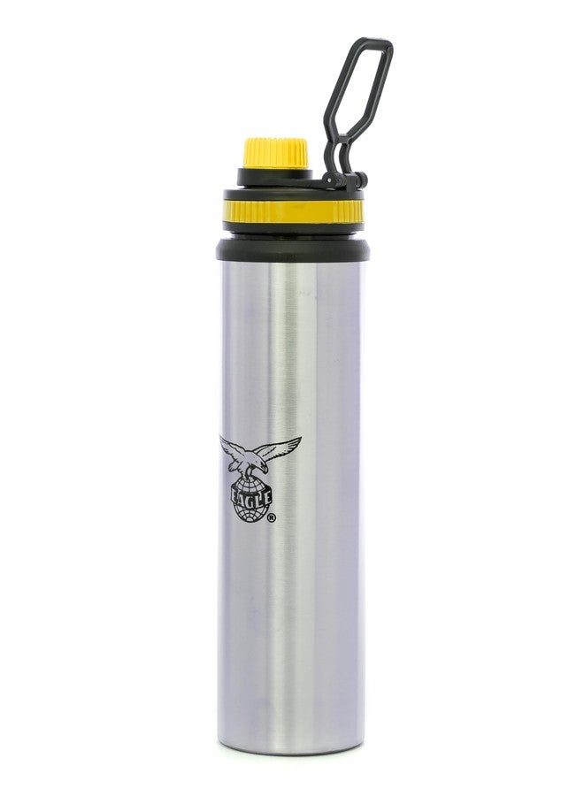 Eagle Logan Stainless Steel Water Bottle/Thunder for fridge/School/Outdoor/Gym/Home/office/Boys/Girls/Kids, Leak Proof And BPA Free (Yellow, 900ml) - Image 5